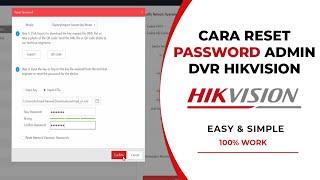 How to RESET Hikvision DVR Passwords | FORGOT Hikvision CCTV DVR Password