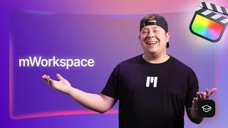 Minimalistic & modern visuals for Final Cut Pro — mWorkspace Tutorial — MotionVFX