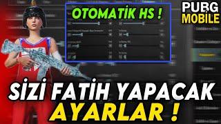 PUBG MOBİLE DE BÜTÜN YAPILACAK AYARLAR ! BU AYARLAR SENİ YENİLMEZ YAPACAK EN İYİ HASSASİYET !