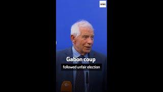 EU's Borrell says Gabon coup followed flawed election