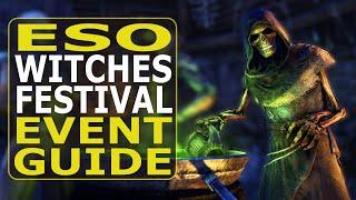 ESO Witches Festival Event Guide 2021 | A FREE House and Double XP!