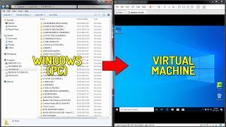 Cara Share File dari PC Host ke VMWare Workstation Melalui Virtual LAN