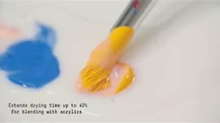 A Closer Look At Slow-Dri Blending Medium | Acrylic Painting | Liquitex