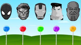 TEBAK GAMBAR TOP SUPERHERO  AVENGERS, MARVEL, SPIDER MAN, IRON MAN, HULK, SUPERMAN, THANOS