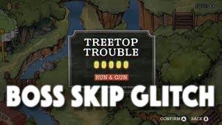 CUPHEAD Treetop Trouble (w/ Boss Skip Glitch) Perfect Solo -  Regular Difficulty