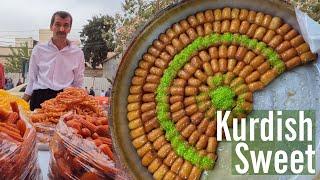Slemani Sweet Street Food 2023 | Amusing Street Food in Iraq - Kurdistan