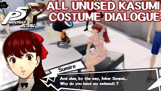 All unused Kasumi costume conversations - Persona 5 Royal