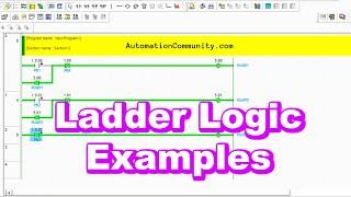 Ladder Logic Examples - PLC Programming Example for Practice
