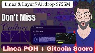 Layer3 Airdrop July 22 | Linea Airdrop $723M | linea airdrop | new crypto airdrop today