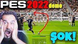 PS5 PES 2022 DEMO OYNADIM ŞOK OLDUM! FIFA MI? PES 6 MI? RONALDO FRİKİK GOLÜ ATTI!