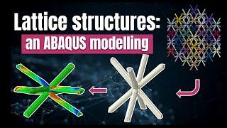 Lattice structure and unit cell: An ABAQUS modelling #abaqus
