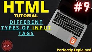 Types of input tags in HTML-2 || English tutorial