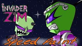 Agent Juice is Drawing Tak | Invader Zim Speedpaint