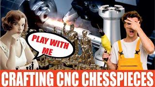 Metal Chess Mastery: Step-by-Step with CNC!