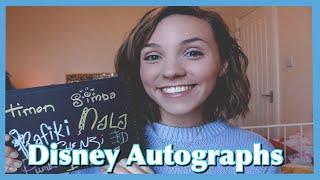 My Disney Autograph Book | Rare Disney Character Autographs | My Disney Character Collection