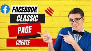 How to create Classic facebook page 2022. create old version fb page. ক্লাসিক ফেসবুক পেইজ খুলুন।