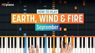 Piano Tutorial for "September" by Earth, Wind & Fire | HDpiano (Part 1)