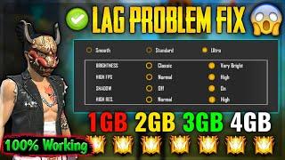 How To Fix Lag Issue In Free fire - Free fire lag Problem Solution For 1GB 2GB 3GB- Garena Free fire