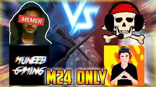 Sniper Challenge m24 ONLY TDM | NTD | Muneeb Gaming | Muneeb ki Memes | Extra Thugs