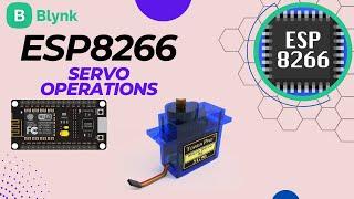 How to Control Servo Motor with ESP8266 | BYLNK Cloud Projects | NodeMCU Operations with IOT