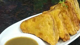 Bread Pakora Recipe | Bread Fritters recipe | Aaliyah's Cook'in