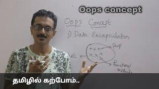 Oops concept explained in tamil | Object oriented programming