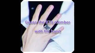 Guess the BTS member with his hand | it's Mobikcha