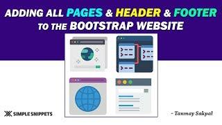 Adding Header & Footer to All Web Pages on the Bootstrap Website | Tutorial - 9