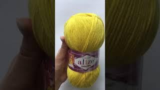 Подробный обзор пряжи Alize Cotton Gold(Хлопок с акрилом) №110 Цыпленок