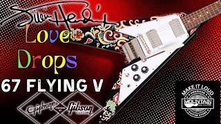 Epiphone Jimi Hendrix Love Drops 1967 Flying V Spotlight and Demo - Would Jimi Approve?