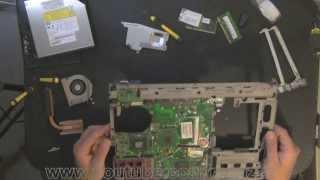 COMPAQ NX7400 take apart, disassembly, disassemble, how-to video (nothing left) HD