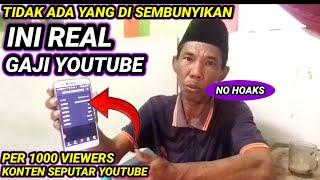 ini bukti nyata  gaji youtube real per 1000 viewers