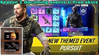 Upcoming Events & Free Skins COD Mobile season 2