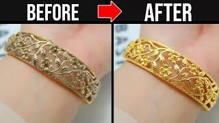 How to Clean / Polish Gold Jewelry at Home - Shiny Gold