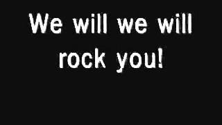 Queen- We  will rock you con letra