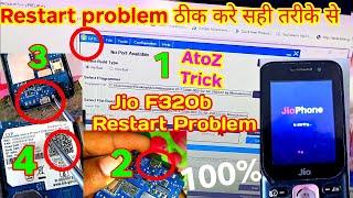 jio f320b black restart problem solution || jio f320b restart problem || jio f320b reboot problem320