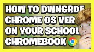 DOWNGRADE CHROME OS VERSION On School Chromebook!