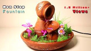 Make Nonstop Terracotta Fountain At Home | Diy Tabletop Fountain Crafts