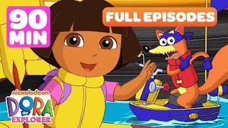 Dora FULL EPISODES Marathon! ️ | 4 Full Episodes - 90 Minutes! | Dora the Explorer
