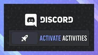 Games on Discord | Activate Activities on YOUR SERVER | Complete Guide