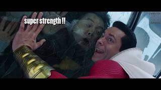 Try not to laugh, Shazam All Funny power test. Best Scene Movie Clip HD #Trynottolaugh