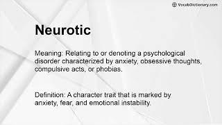 Neurotic Meaning