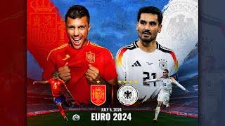 Spain vs Germany Match Poster Design| UEFA Euro | 5th July 2024 | Photoshop Tutorial | Euro 2024