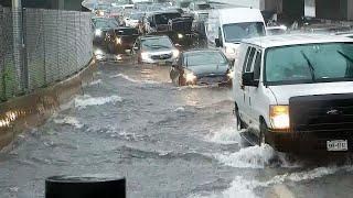 Severe Flooding Hits New York City Subway Stations