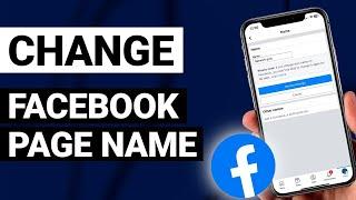 How To Change Facebook Page Name ? #facebook  #facebookpage #pagename