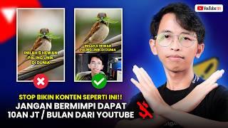 7 Jenis Konten Yang TIDAK AKAN BISA Di Monetisasi (Update 2024) - YouTube 101