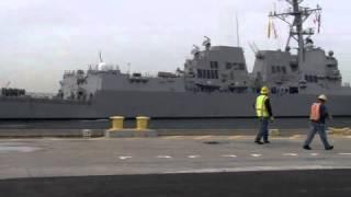 Navy's newest warship docks in Seal Beach - 2010-02-26