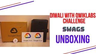 Diwali with Qwiklabs Challenge Swags || Google Cloud || Black Dairy || Unboxing