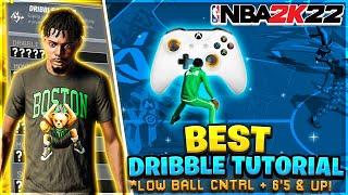 BEST DRIBBLE MOVES TUTORIAL NBA 2K22 NEXT GEN 6'5 & UP! Best Sigs Under 80 & Low Ball Control!