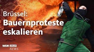 Bauernproteste: Brennende Barrikaden in Brüssel | Aktuelle Stunde